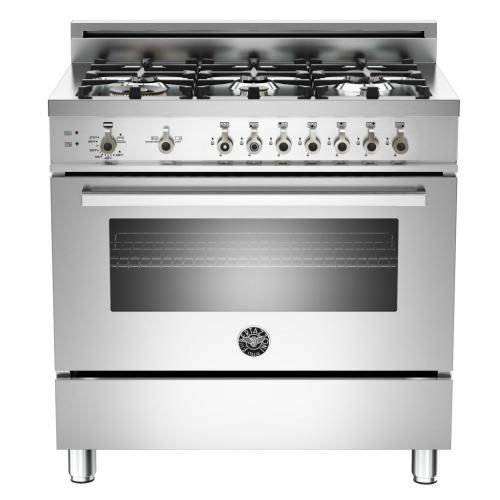 PRO366GASX 36-Inch Pro-style Gas Range With 6 Sealed Brass Burners