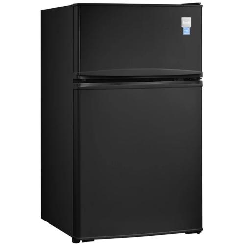 RA31B1B 3.1 Cf Two Door Counterhigh Refrigerator - Black
