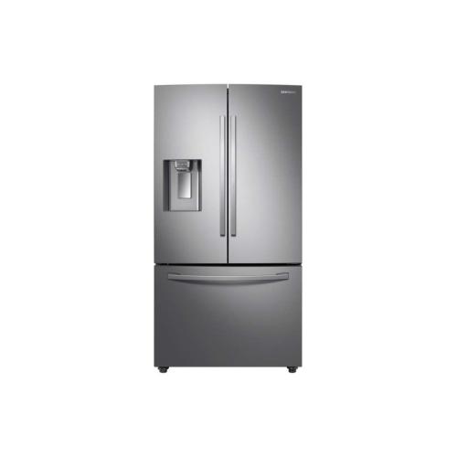 RF23R6301SR/AA 23 Cu. Ft. Counter Depth 3-Door French Door Food Showcase Refrigerator In Stainless Steel