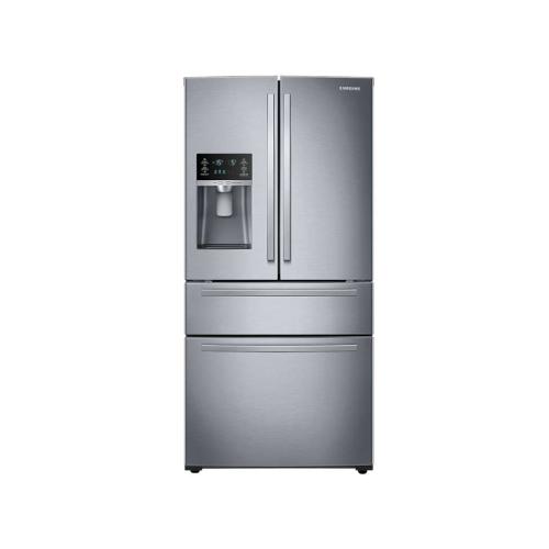 RF25HMIDBSR/AA 25 Cu. Ft. Large Capacity 4-Door French Door Refrigerator With External Water And Ice Dispenser In Stainless Steel