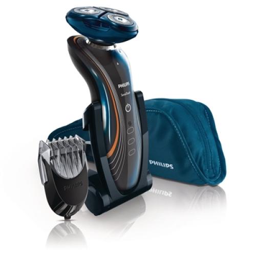 RQ1185/40 Sensotouch Wet And Dry Electric Shaver Dualprecision Heads Trimmer 50 Min With Aquatec And Jet Clean System
