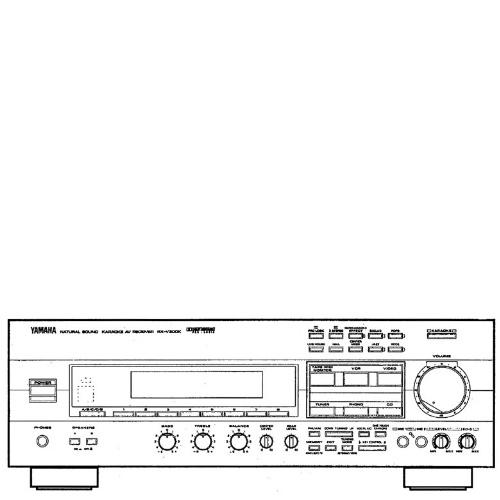 RXV300K Natural Sound Av Receiver