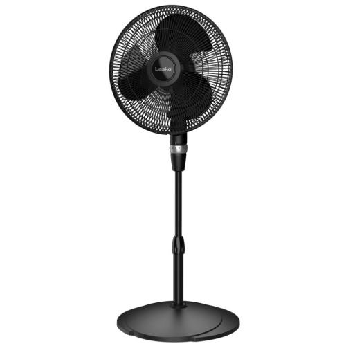 S16525 18-Inch 4-Speed Remote Control Large Room Stand Fan