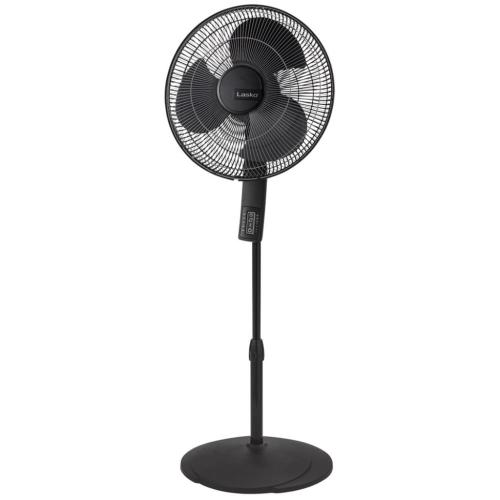 S16612 18-Inch 4-Speed Remote Control Large Room Stand Fan