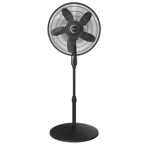 S18601 18-Inch 4-Speed Remote Control Large Room Stand Fan