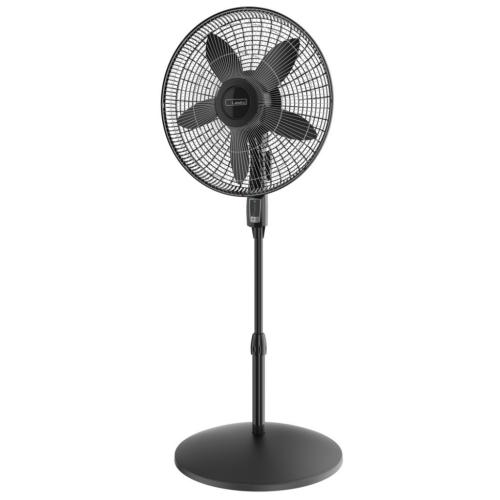 S18605 18-Inch 4-Speed Remote Control Large Room Stand Fan