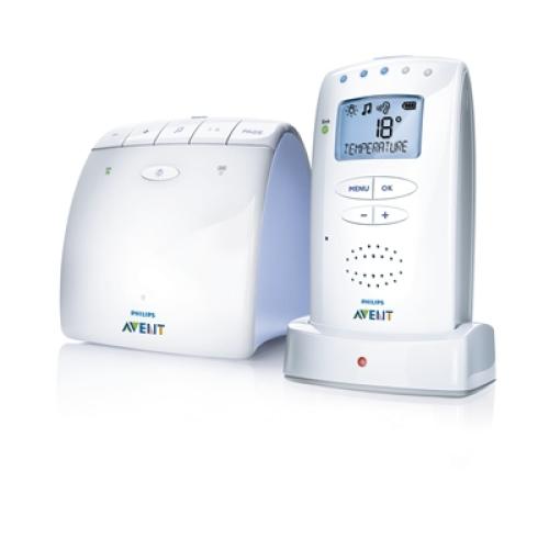 SCD520/60 Avent Dect Baby Monitor Temperature Alert