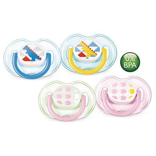SCF172/18 Avent Classic Pacifiers 0-6M Orthodo