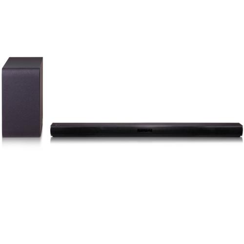 SH4 2.1Ch 300W Sound Bar With Wireless Subwoofer And Bluetooth Connectivity