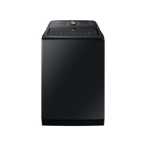 WA55A7700AV/US 5.5 Cu. Ft. Extra-large Capacity Smart Top Load Washer With Auto Dispense System In Brushed Black