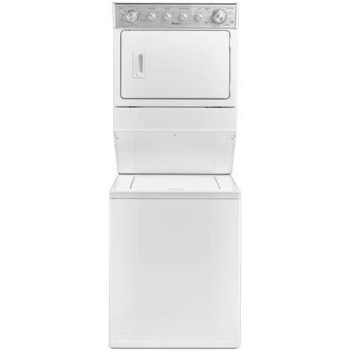 WET4027EW0 27 Inch Electric Stacked Washer Dryer Unit