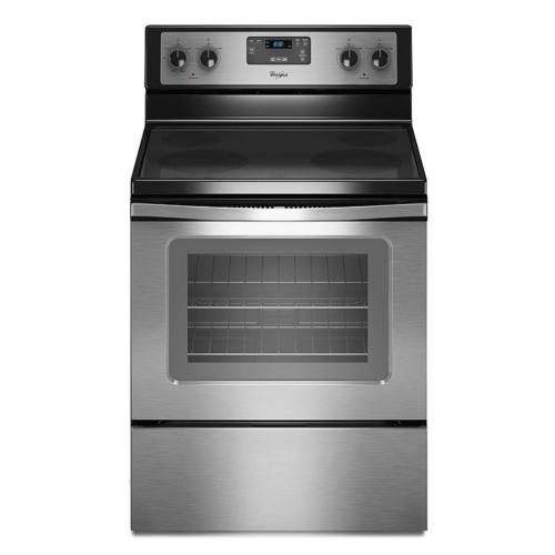 WFE320M0AS0 30- Inch Electric Self Clean Range Stainless