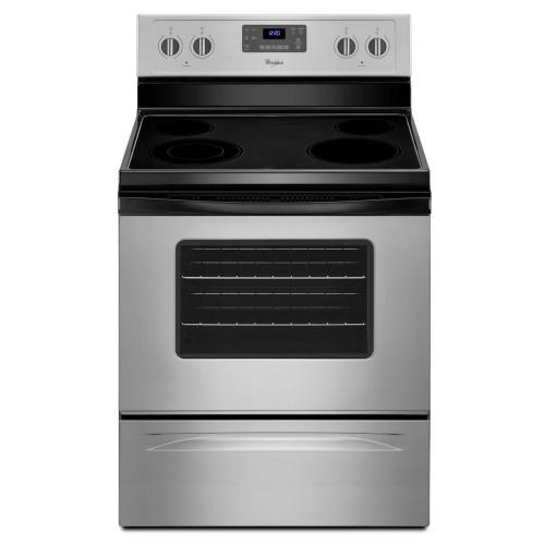 WFE515S0ED1 30 Inch Freestanding Electric Range Universal Silver