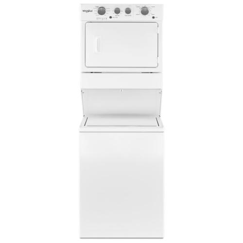 WGT4027HW0 Gas Dryer And Washer Stacked Laundry Center
