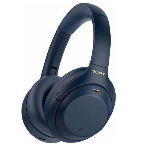 WH1000XM4/L Noise Canceling Overhead Headphones; Blue