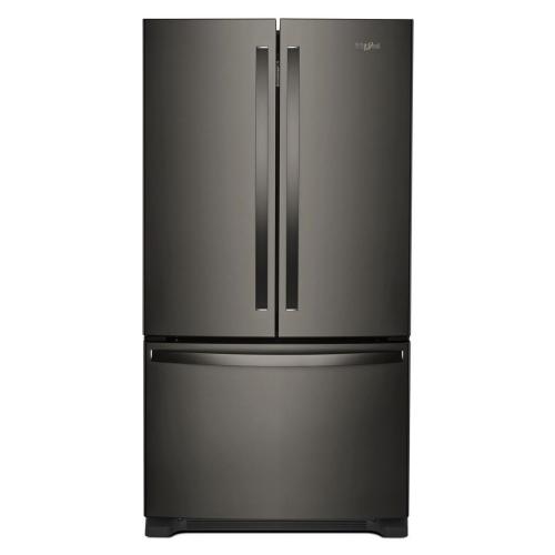 WRF535SWHV00 Bottom Mount French Door Refrigerator (Black Stainless)
