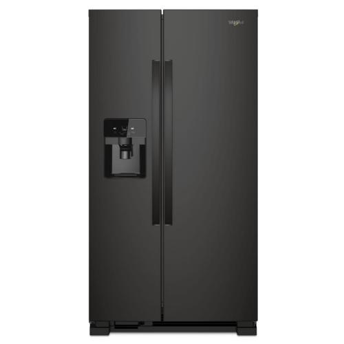 WRS325SDHB00 24.55 Cu. Ft. Side By Side Refrigerator (Black)