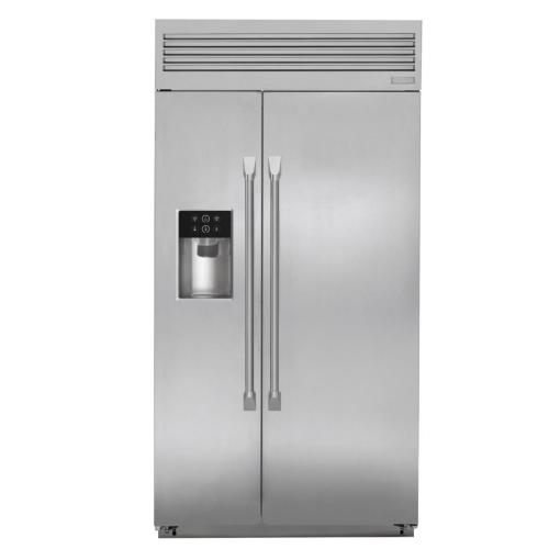 ZISS420DKCSS Monogram 42-Inch Smart Built-in Side-by-side Refrigerator With Dispenser