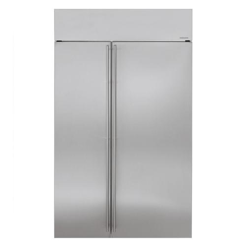 ZISS480NRHSS 48 Inch Built-in Side-by-side Refrigerator